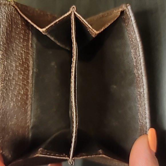 Monogram Metal Bar French Flap Wallet Beige Ebony Cocoa - Picture 8 of 10